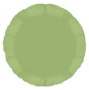 18" SATIN PASTEL PISTACHIO ROUND PACKAGED FOIL