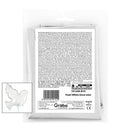14" MINI PEARL WHITE DOVE FOIL (10 PER PACK)