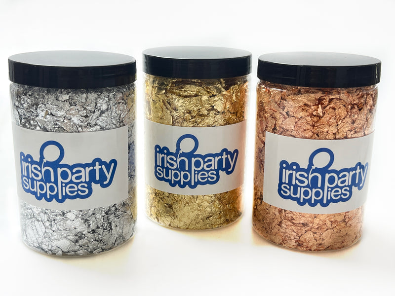 ROSE GOLD DECORATIVE LEAF FLAKES 10G