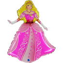 28" PRINCESS FUXIA SUPERSHAPE FOIL