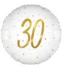 18" ELEGANT SPARKLE WHITE 30 HOLOGRAPHIC FOIL