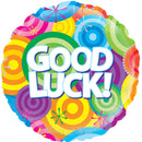 18" GOOD LUCK RAINBOW CIRCLES FOIL