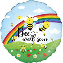18" BEE WELL SOON HOLOGRAPHIC FOIL