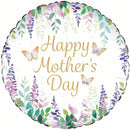18" WATERCOLOUR FLORAL HAPPY MOTHERS DAY FOIL