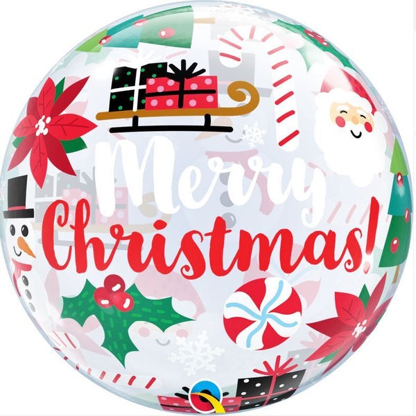 22" SINGLE BUBBLE EVERYTHING CHRISTMAS