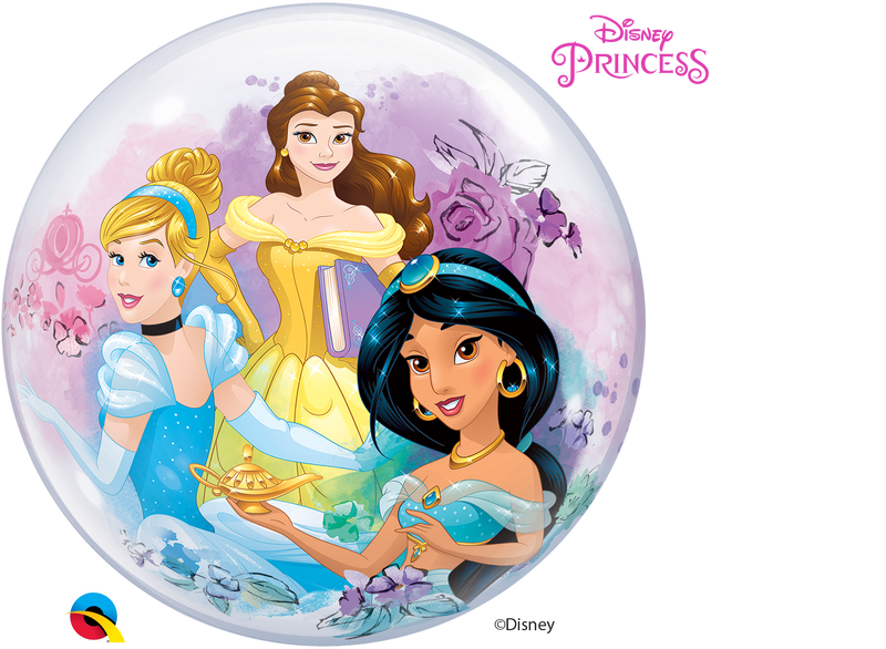 22" DISNEY BUBBLE PRINCESS CHARACTERS