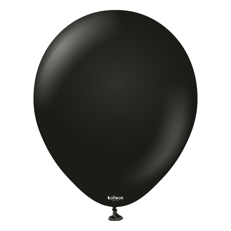 12" KALISAN STANDARD BLACK LATEX (500 PER BAG)