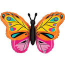 30" COLOURFUL BUTTERFLY FOIL
