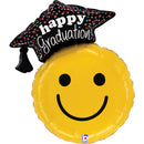 26" GRADUATION SMILEY FOIL