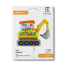 31" BIRTHDAY CONSTRUCTION EXCAVATOR FOIL