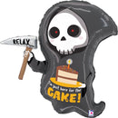 25" GRIM REAPER BIRTHDAY CAKE FOIL
