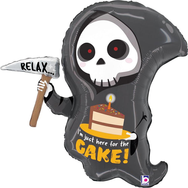 25" GRIM REAPER BIRTHDAY CAKE FOIL