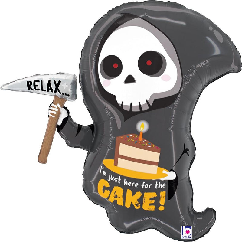 25" GRIM REAPER BIRTHDAY CAKE FOIL