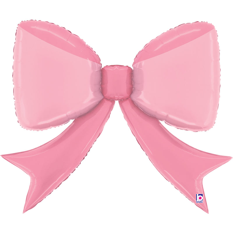 41" PRETTY PINK BOW FOIL