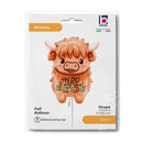 27" HIGHLAND COW HERD IT WAS YOUR BIRTHDAY FOIL
