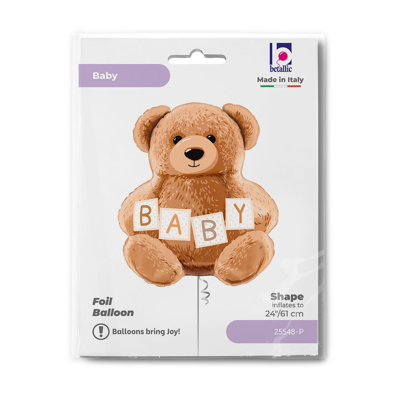 26" BABY TEDDY BEAR FOIL