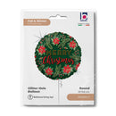 18" WATERCOLOUR CHRISTMAS FOIL