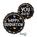 18" GRADUATION SWIRLS FOIL