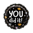 18" GRADUATION SWIRLS FOIL