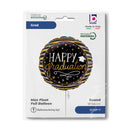 18" SATIN METALLIC GRADUATION STRIPES FOIL