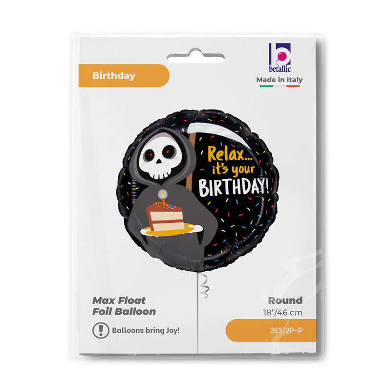 18" GRIM REAPER BIRTHDAY FOIL