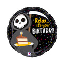 18" GRIM REAPER BIRTHDAY FOIL