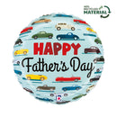 18" FATHER'S DAY CLASSIC CARS FOIL