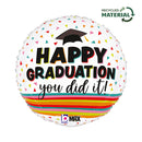 18" FESTIVE GRADUATION FOIL