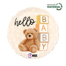 18" HELLO BABY TEDDY BEAR FOIL
