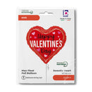 18" HEART VALENTINE CHARMING HEARTS FOIL