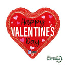 18" HEART VALENTINE CHARMING HEARTS FOIL