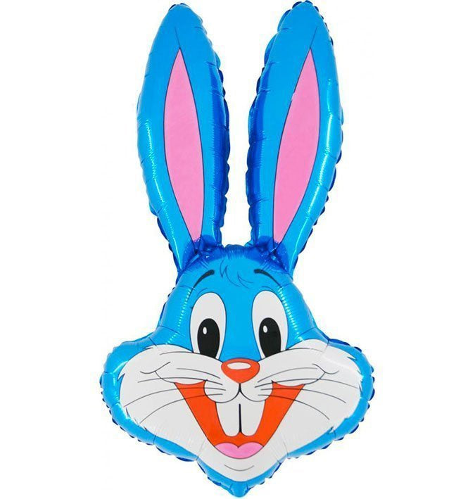 14" MINI BLUE BUNNY FOIL
