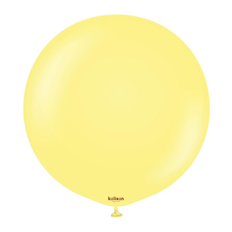 36" KALISAN MACARON YELLOW LATEX (2 PER BAG)