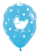 12" SEMPERTEX FARM ANIMALS FASHION ASSORTMENT LATEX (25 PER BAG)