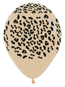 12" SEMPERTEX JUNGLE STRIPES ASSORTMENT LATEX (25 PER BAG)