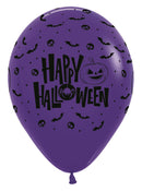 12" SEMPERTEX HAPPY HALLOWEEN NIGHT ASSORTMENT LATEX (25 PER PACK)