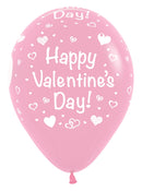 12" SEMPERTEX HAPPY VALENTINES DAY ASSORTMENT LATEX (25 PER BAG)