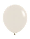 18" SEMPERTEX PASTEL DUSK CREAM 107 LATEX (25 PER BAG)