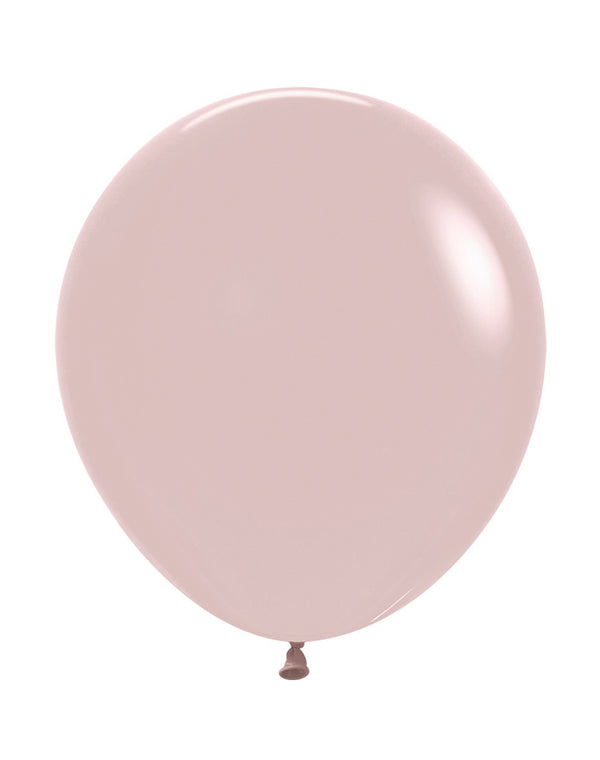 18" SEMPERTEX PASTEL DUSK ROSE 110 LATEX (25 PER BAG)