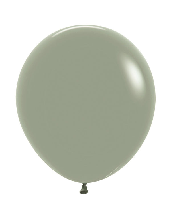 18" SEMPERTEX PASTEL DUSK LAUREL GREEN 127 LATEX (25 PER BAG)
