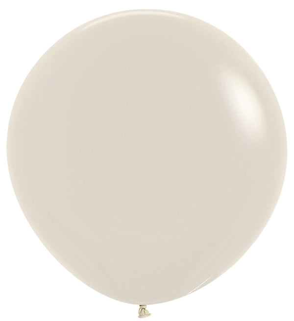 36" SEMPERTEX PASTEL DUSK CREAM 107 (2 PER BAG)