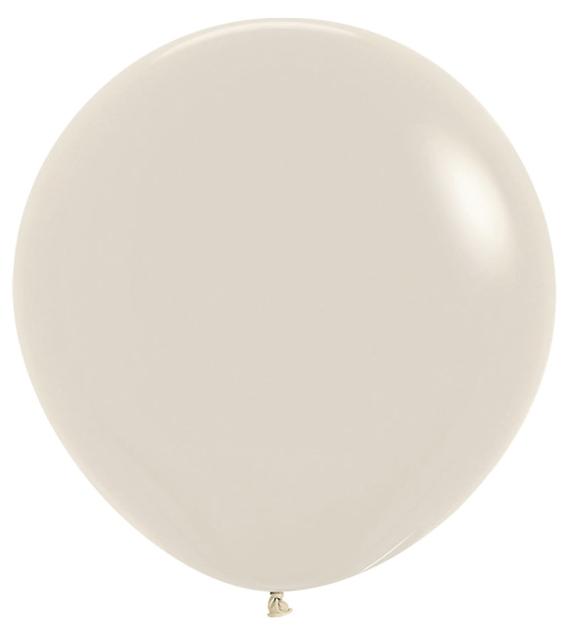36" SEMPERTEX PASTEL DUSK CREAM 107 (2 PER BAG)