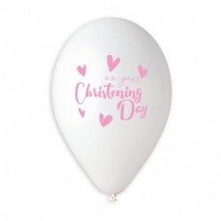 12" GEMAR RETAIL LATEX ON YOUR CHRISTENING DAY GIRL
