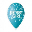 13" GEMAR RETAIL LATEX BIRTHDAY GIRL FUN