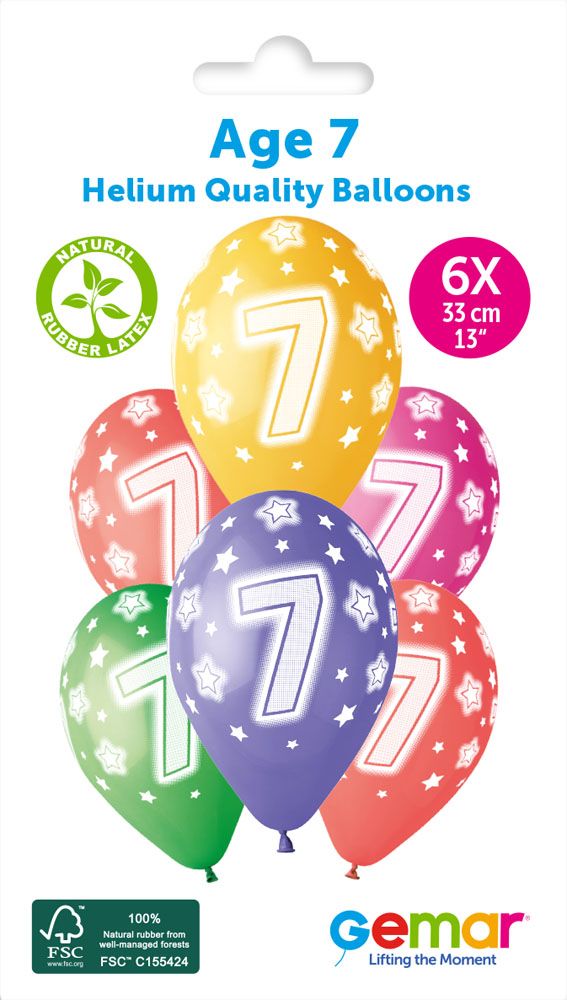 13" GEMAR RETAIL LATEX AGE 7