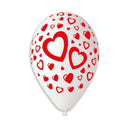 13" GEMAR RETAIL LATEX DOUBLE HEARTS