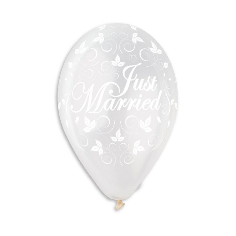 13" GEMAR RETAIL LATEX JUST MARRIED