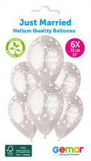 13" GEMAR RETAIL LATEX JUST MARRIED