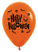 12" SEMPERTEX HAPPY HALLOWEEN RETAIL LATEX (12 PER PACK)