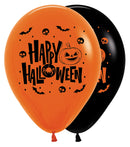 12" SEMPERTEX HAPPY HALLOWEEN RETAIL LATEX (12 PER PACK)